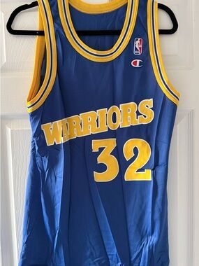 Vintage USA-Made 90s Golden State Warriors #32 Joe Smith Champion Jersey